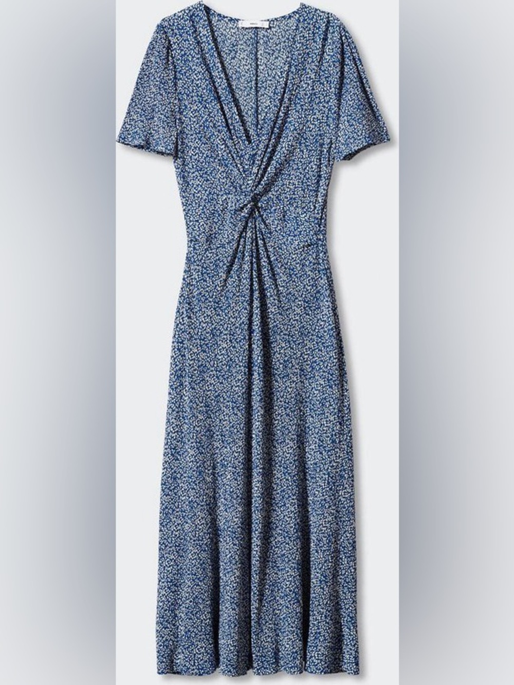 MANGO Poma Floral Midi Dress Size 6